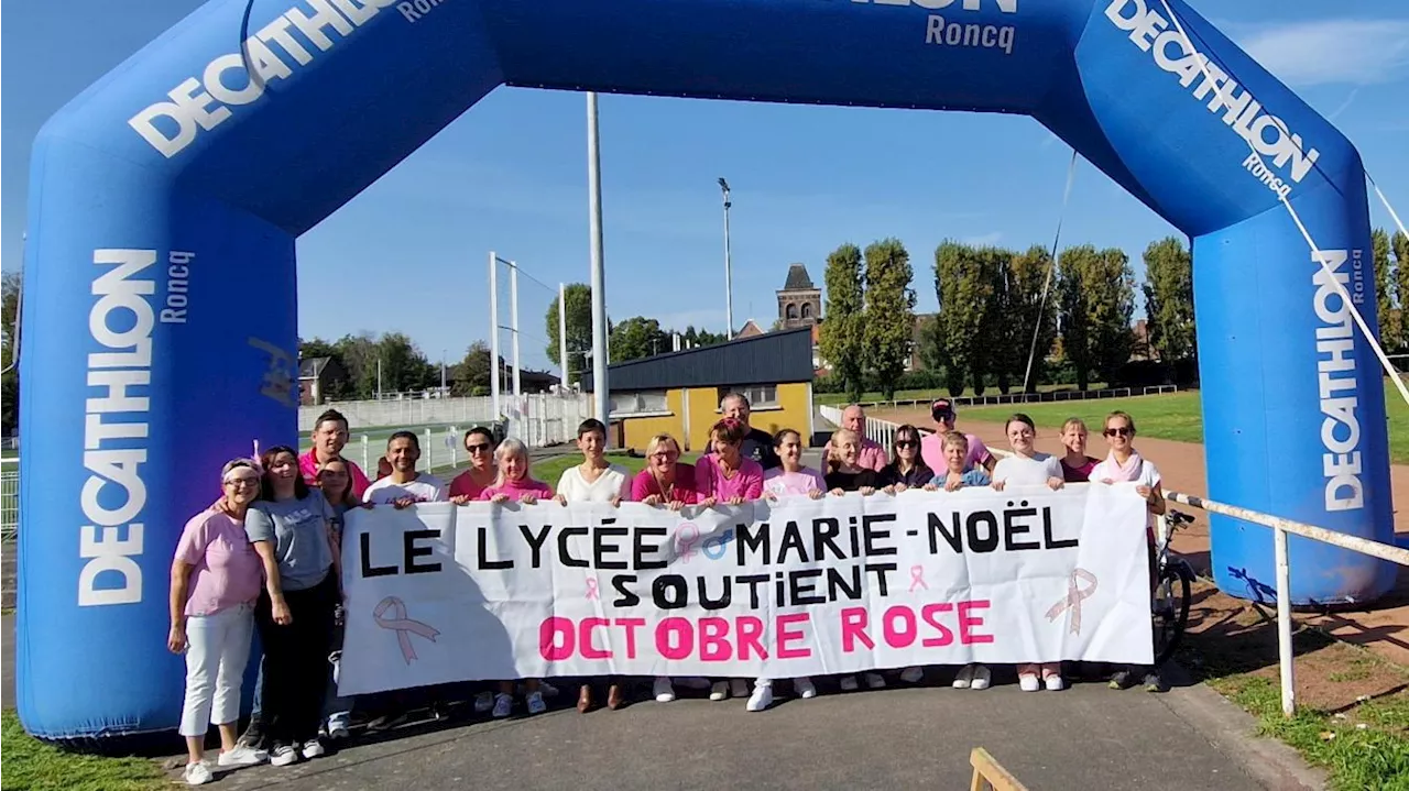 Tourcoing: tout le lycée Marie-Noël mobilisé pour Octobre Rose et sensibiliser à la cause!