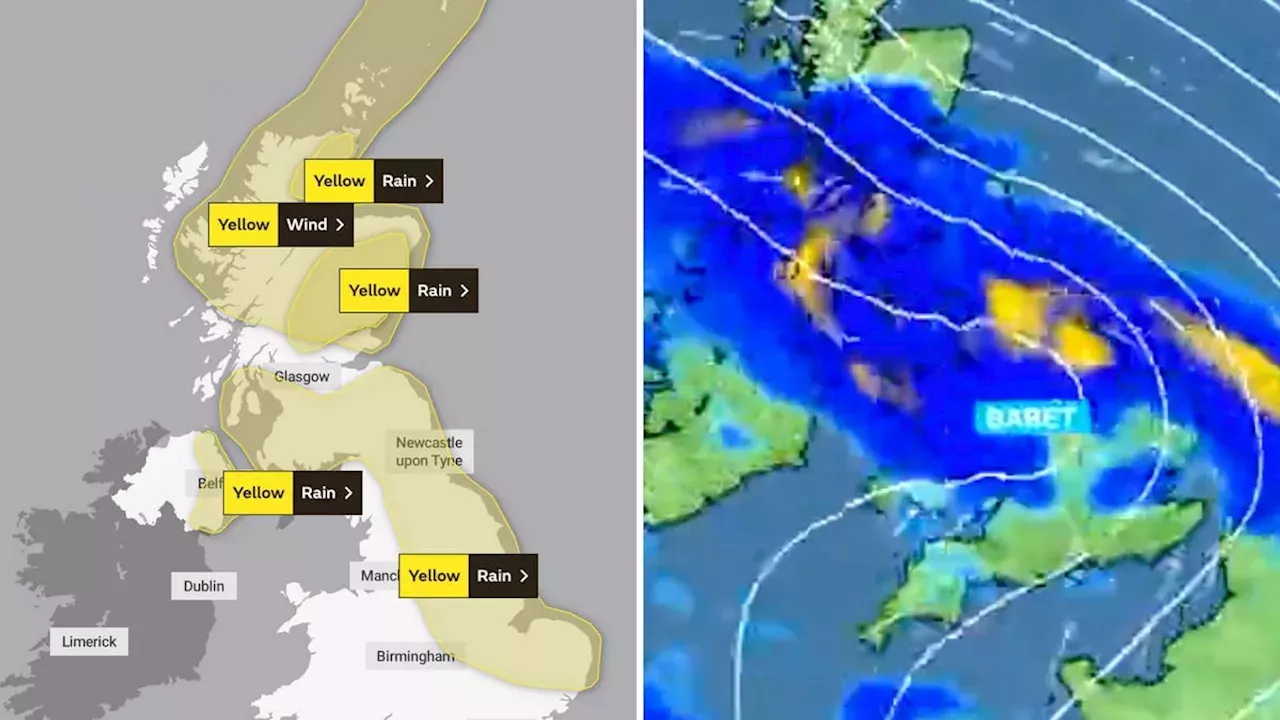 Weather Warnings Issued As Storm Babet Set To Bring ‘extremely’ Heavy ...