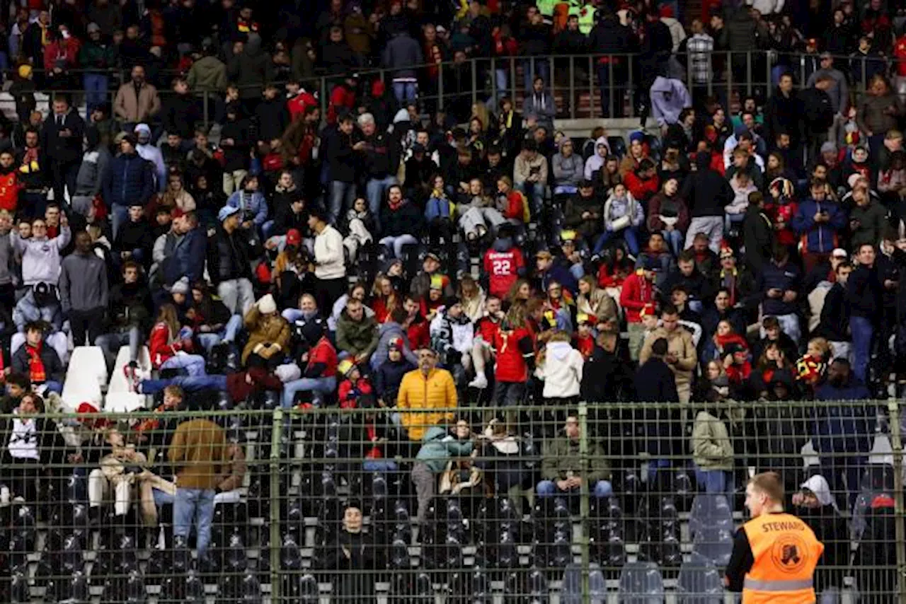 Le stade Roi-Baudoin de Bruxelles évacué après l'interruption de Belgique-Suède