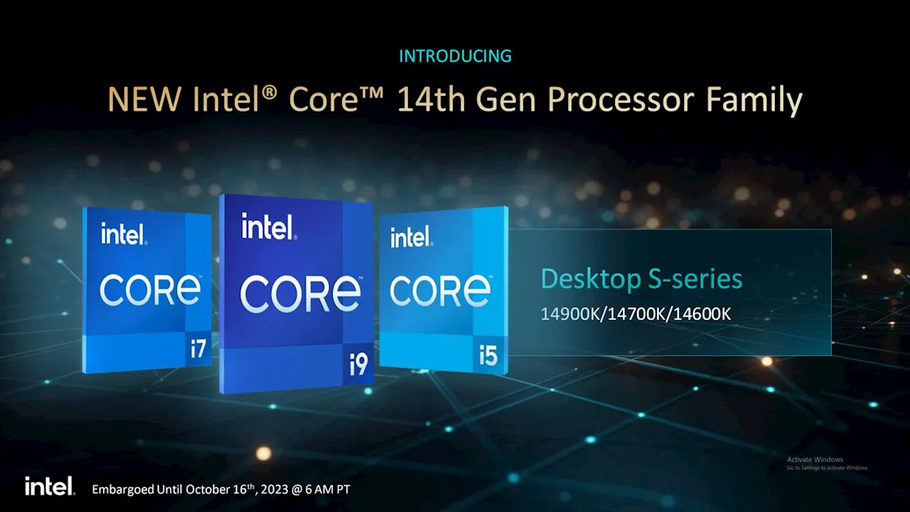 Intel 14th Gen Raptor Lake Refresh Desktop CPU Series Now Official