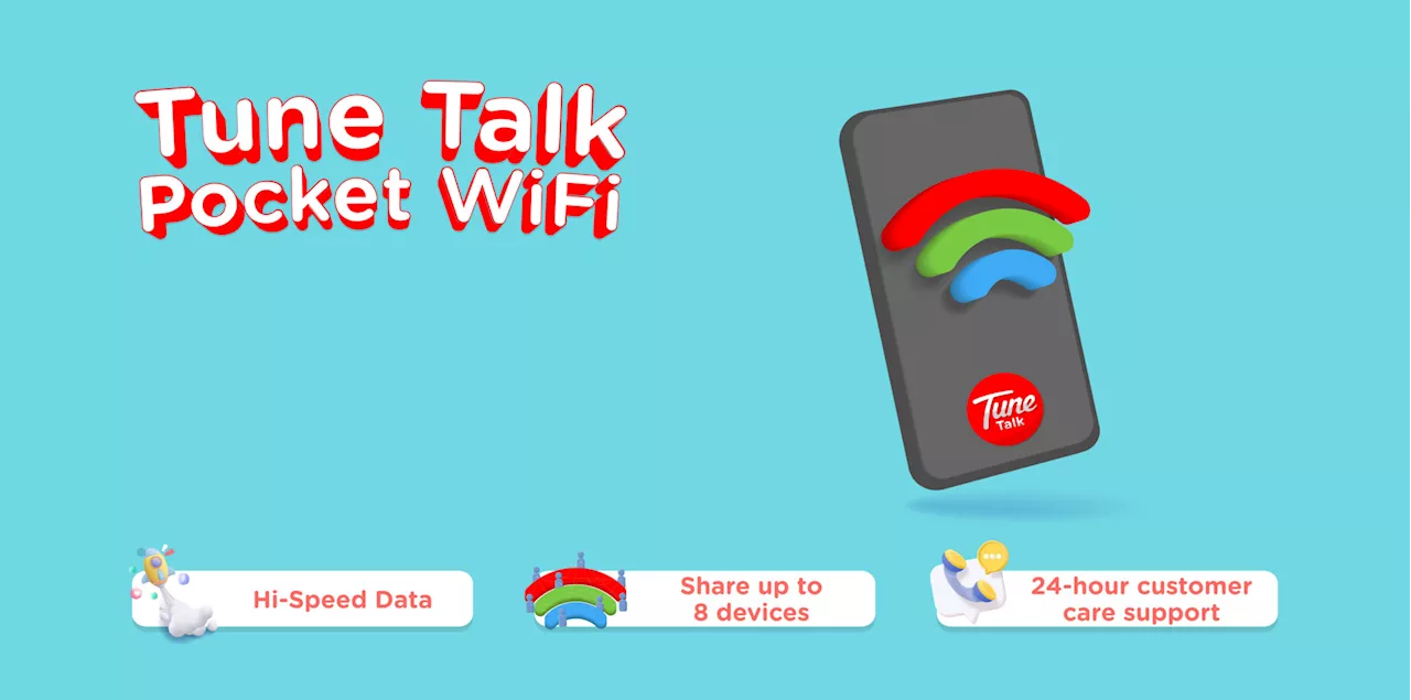 Tune Talk Introduces Pocket WiFi Rental With Coverage In Over 140 Countries