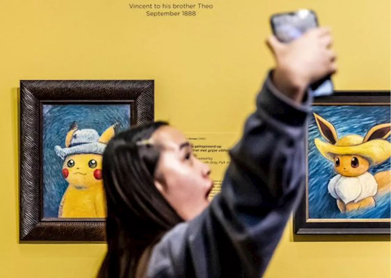 Diserbu Calo, Museum Van Gogh Setop Bagi-Bagi Kartu Pikachu