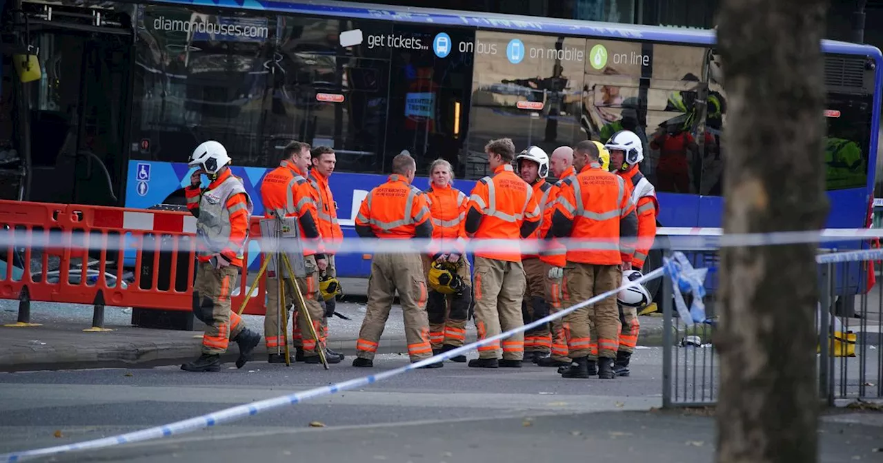 All the bus services diverted after horror Piccadilly Gardens crash