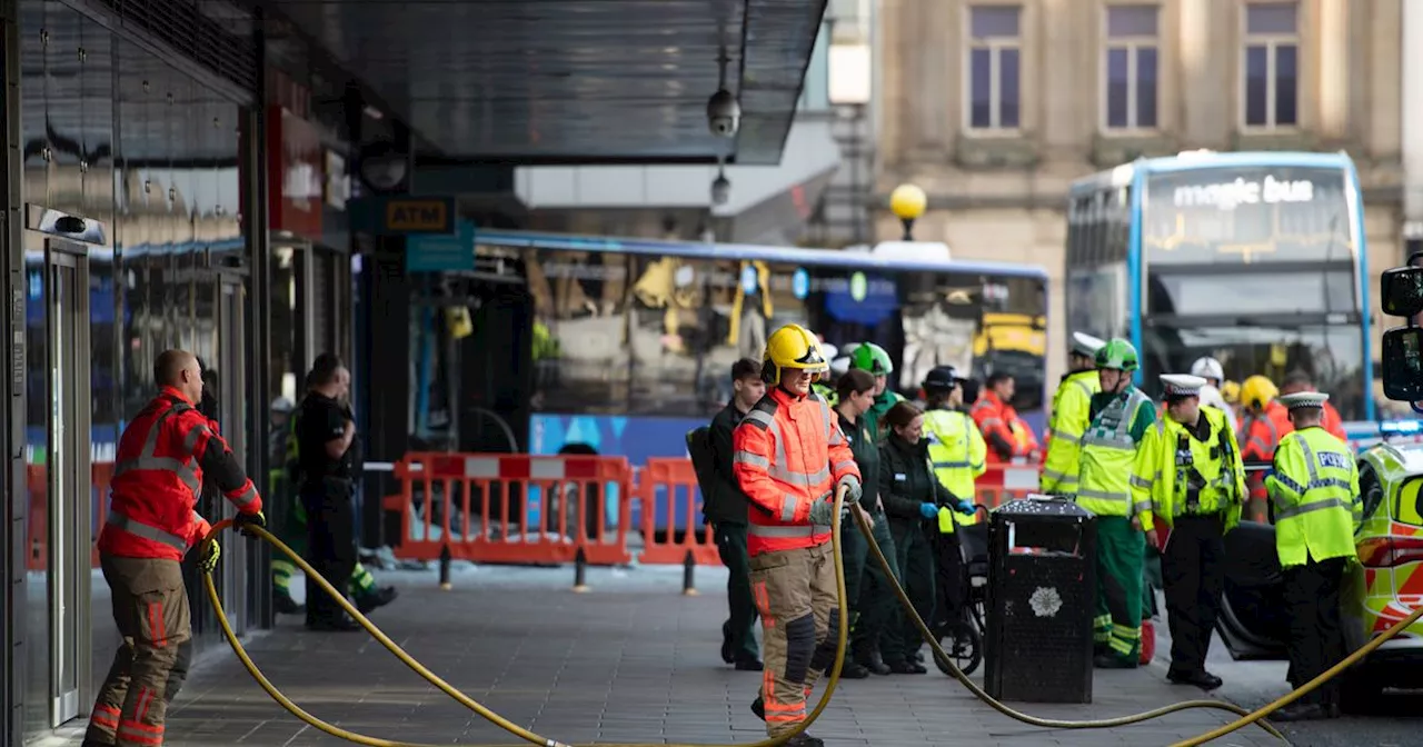 One seriously injured as nine others in hospital in Piccadilly bus crash horror