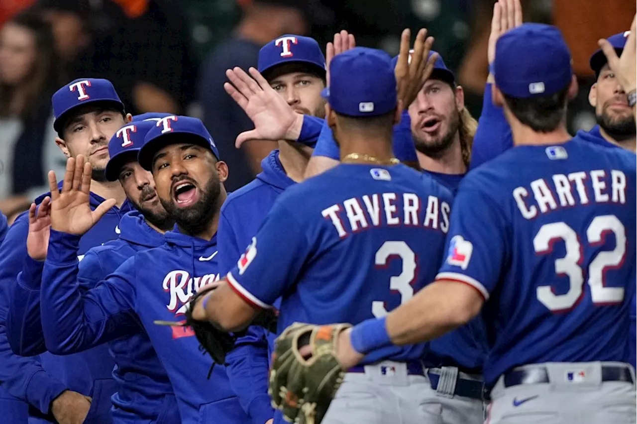 Montgomery shuts out Astros, Taveras homers as Rangers get 2-0 win in Game 1 of ALCS