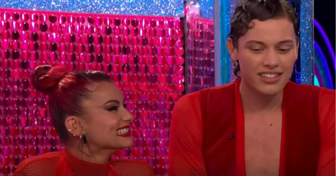 Strictly: Bobby Brazier seeks support away from Dianne Buswell on show