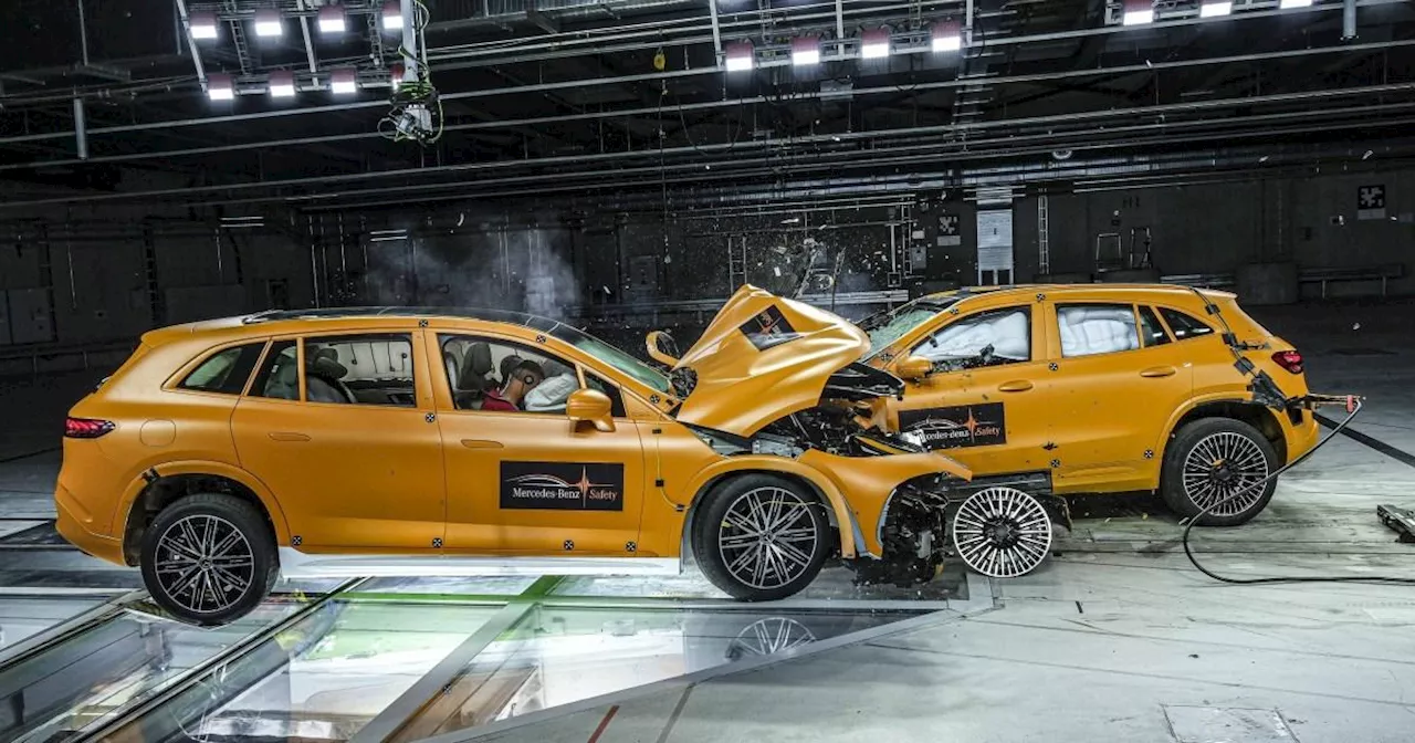 There's something satisfying about Mercedes' latest crash test video