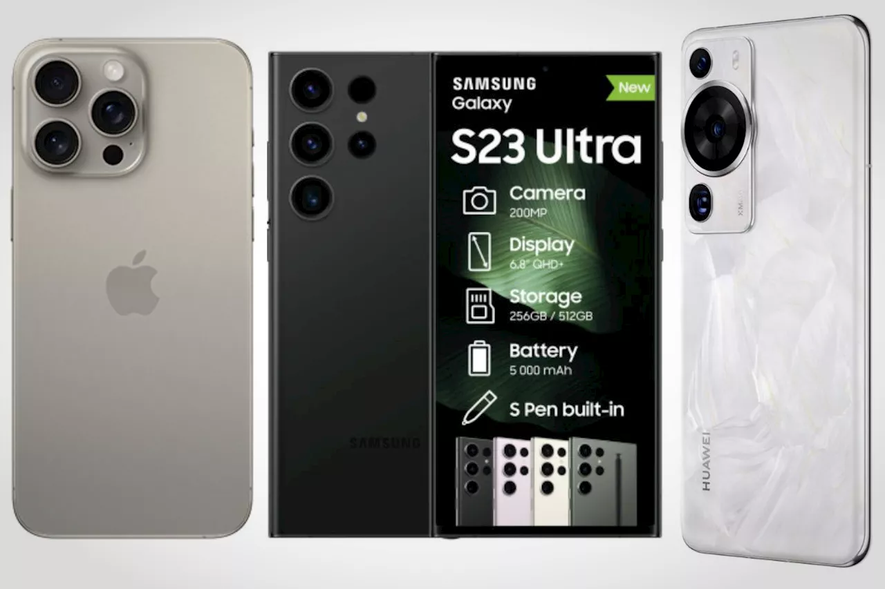 Premium smartphone showdown — iPhone 15 vs Samsung Galaxy S23 vs Huawei Mate 60 Pro