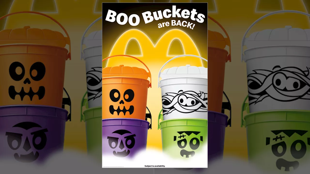 How to get a 2023 McDonald's ‘Boo Bucket ahead of Halloween