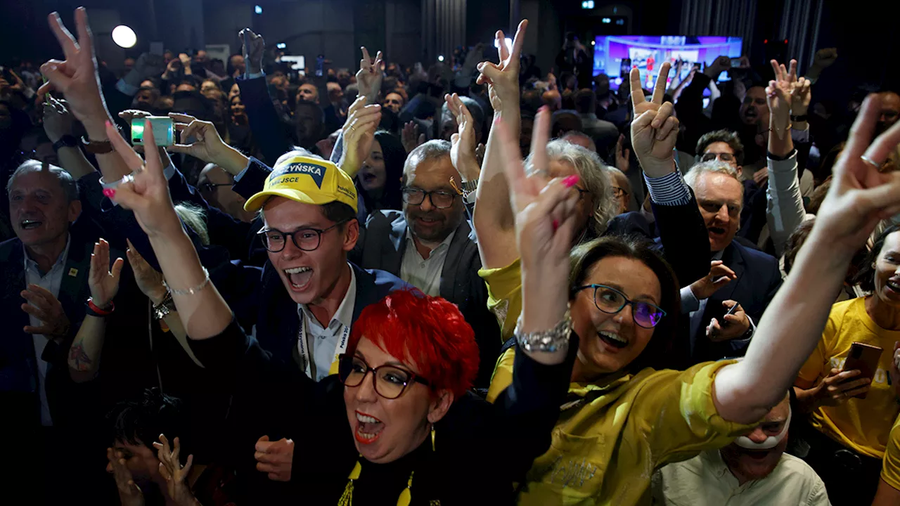 Poland gives support to centrist opposition after 8 years of nationalist rule