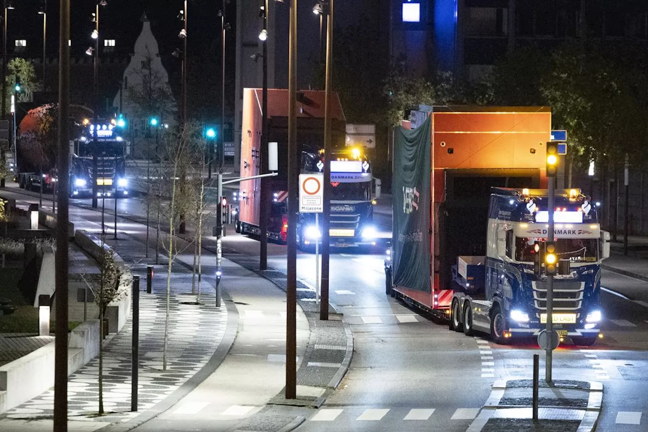 Se billederne: Kæmpe transport krydsede Limfjordsbroen