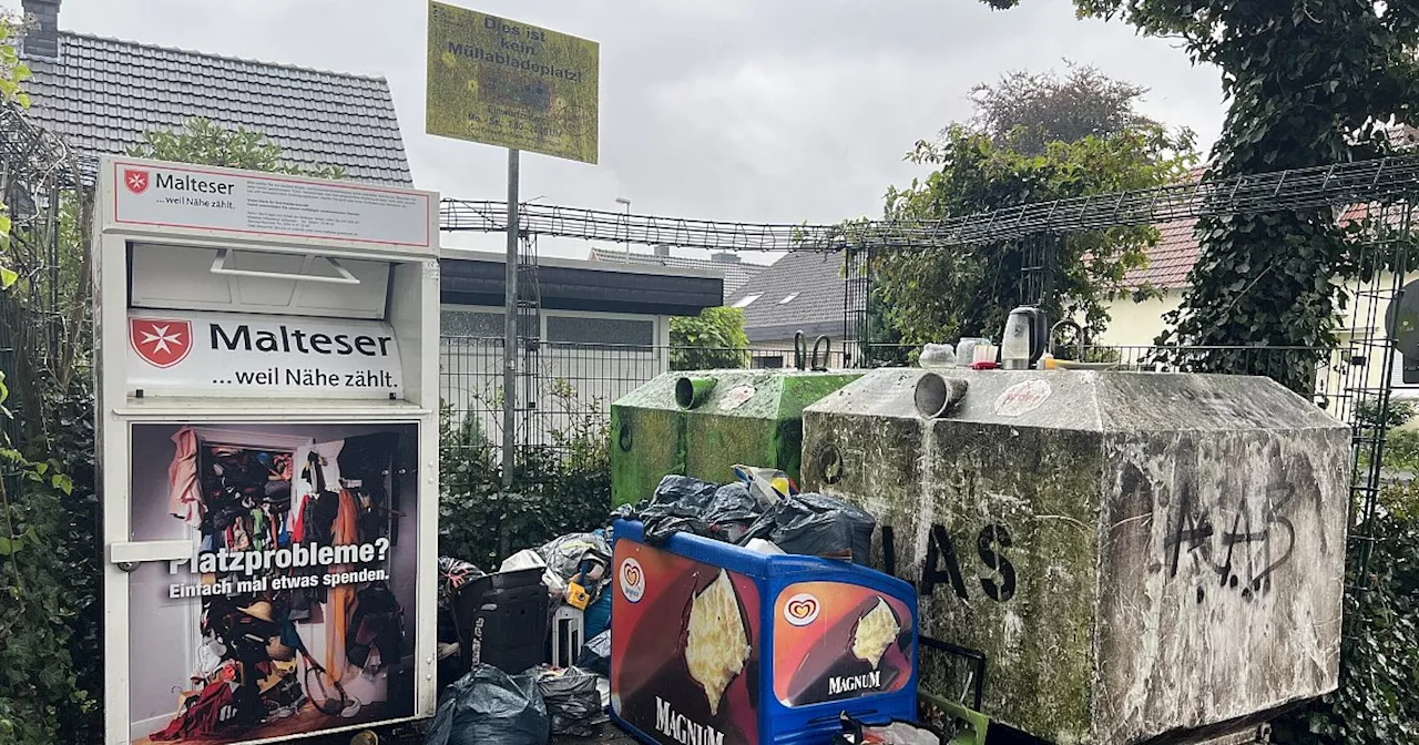 Anwohner sind verärgert: Müll häuft sich an Gütersloher Altglascontainern