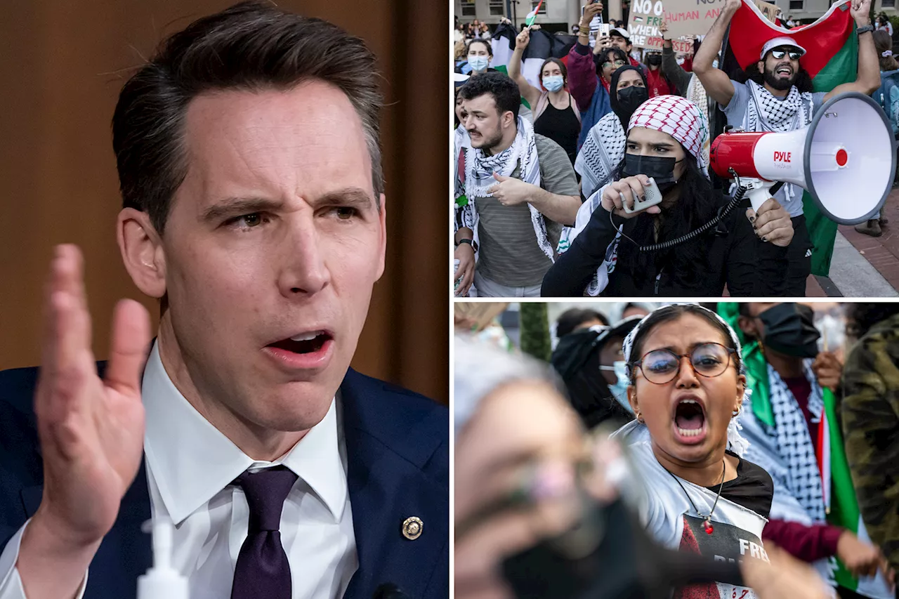 Sen. Josh Hawley asks Justice Department to probe student groups for terror ties