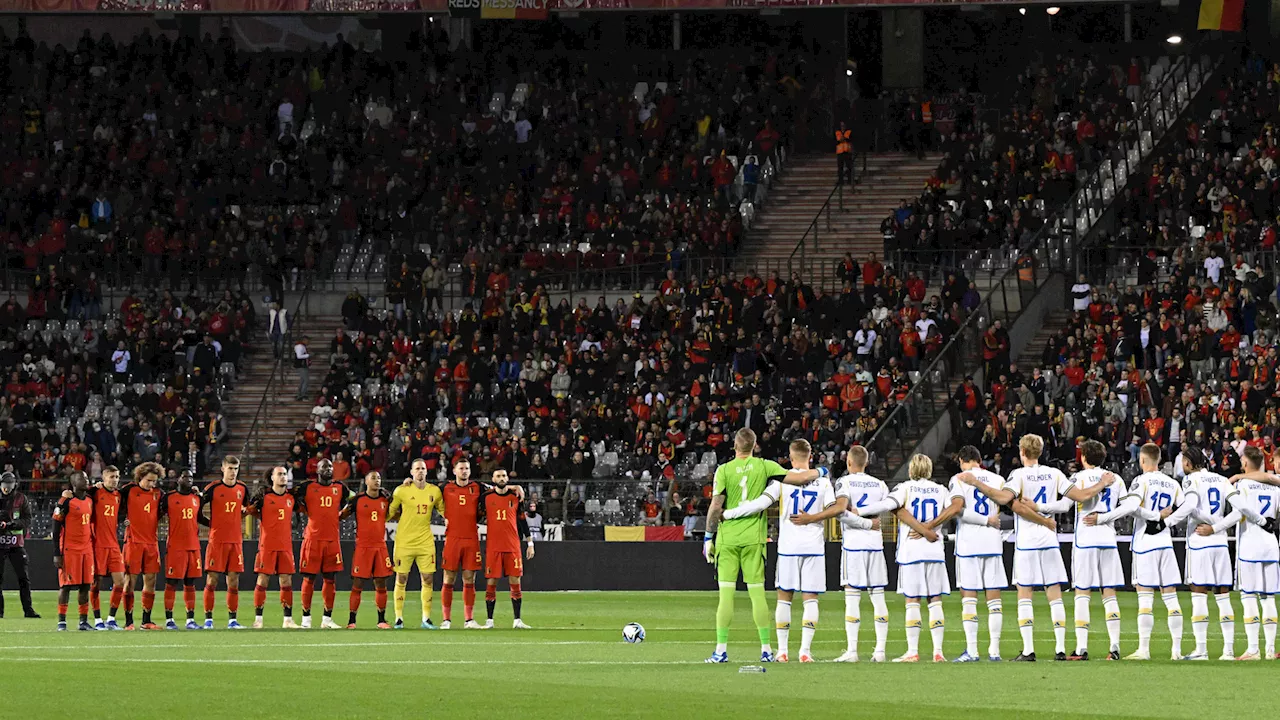 EM-Qualifikations-Spiel Belgien gegen Schweden abgebrochen