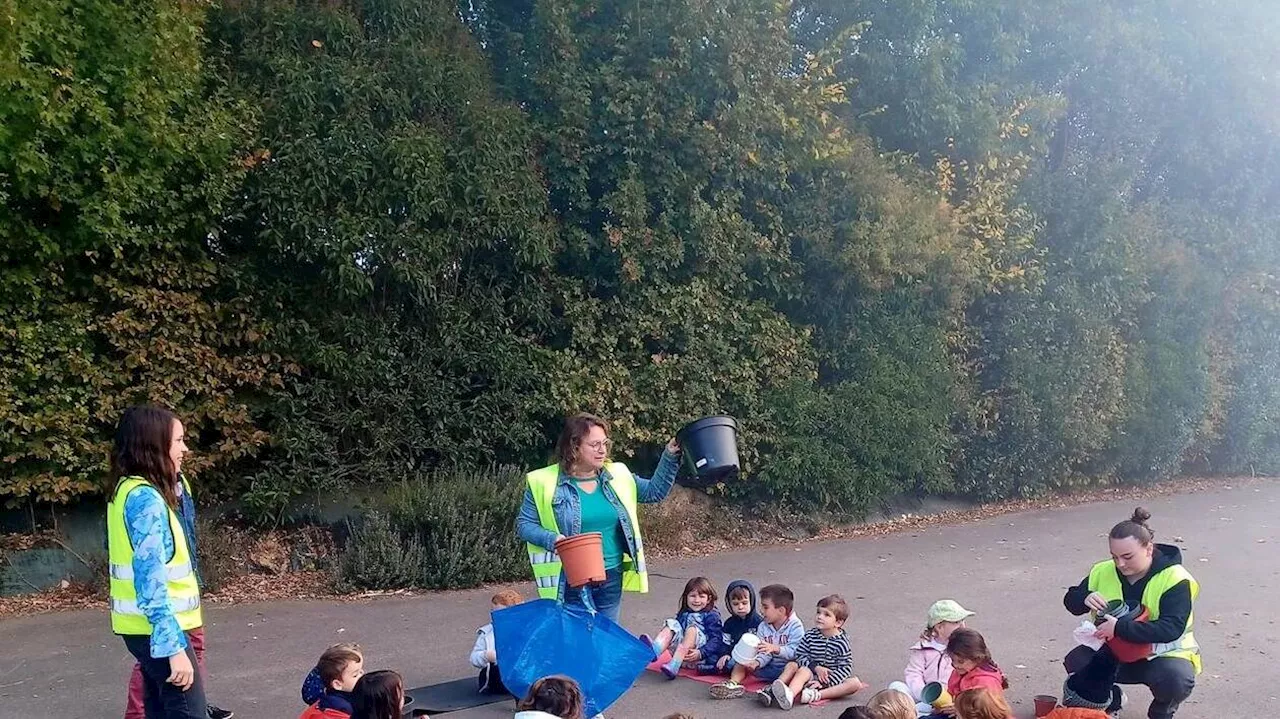 Chaque mardi, l’école Saint-Louis, à Grosbreuil, fait classe dehors