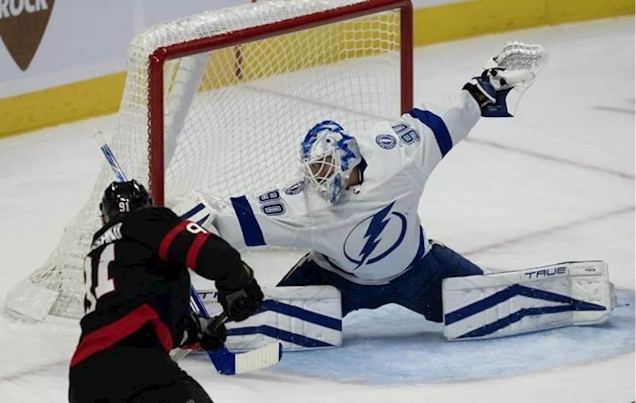 Tkachuk strikes twice as Senators beat Lightning 5-2