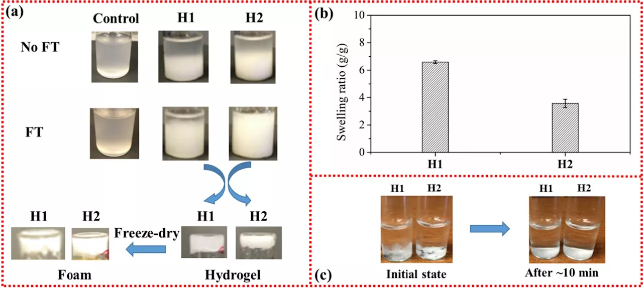 Mimicking a bird's sticky spit to create cellulose gels