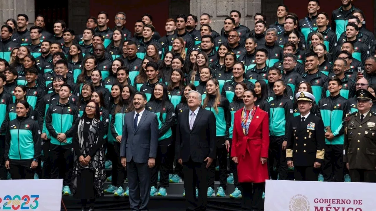 AMLO abandera a la Delegación Mexicana que asistirá a los Juegos Panamericanos 2023