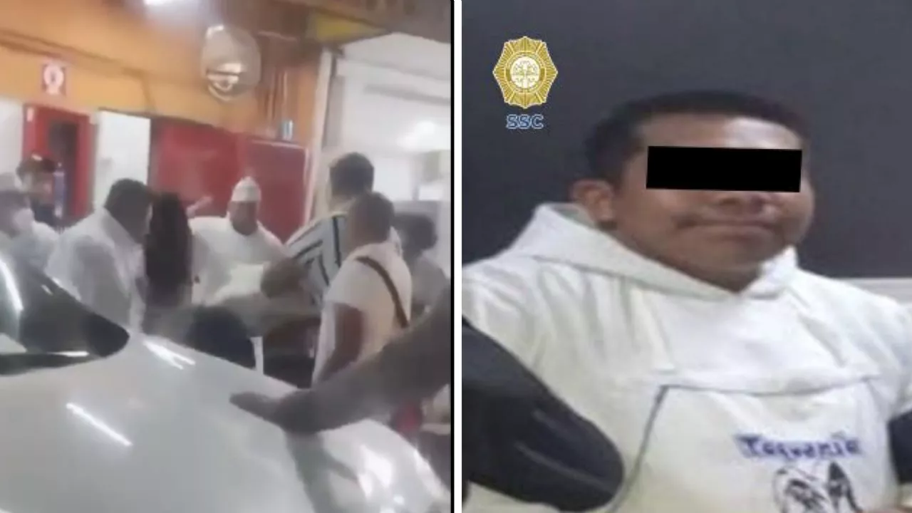 Meseros de la taquería El Borrego Viudo dan brutal golpiza a clientes; un detenido (Video)