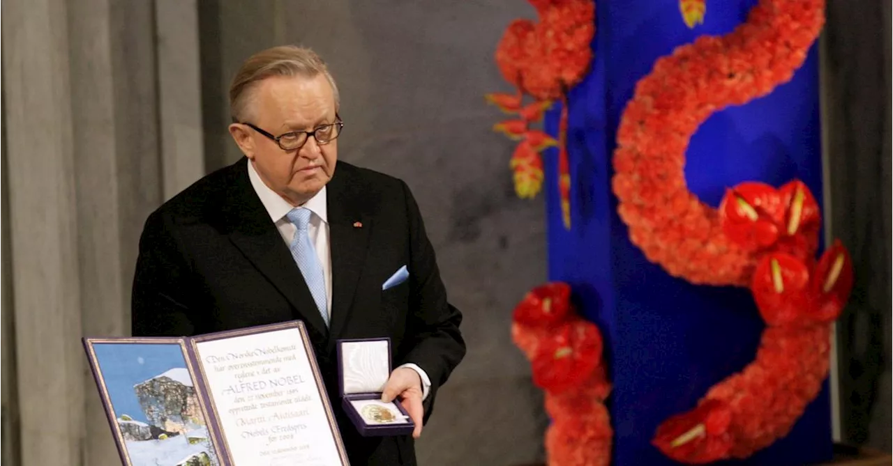 Finnish Nobel Peace laureate and former president Ahtisaari dies at 86