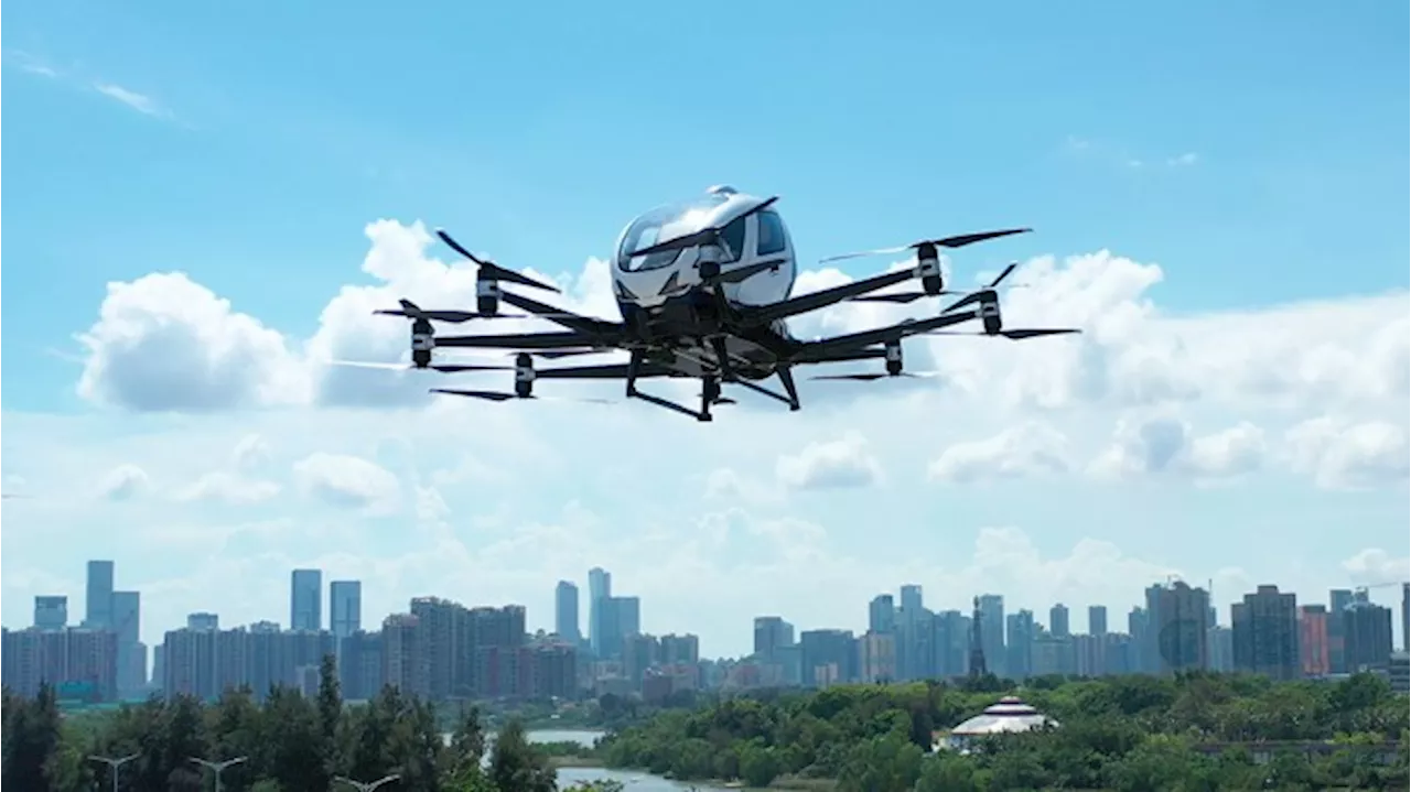 EHang's Autonomous Air Taxi Has Been Cleared for Commercial Flight