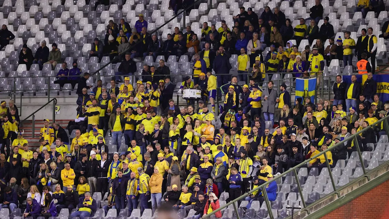 Fusillade à Bruxelles : le match Belgique – Suède est interrompu définitivement, les supporters confinés dans le stade