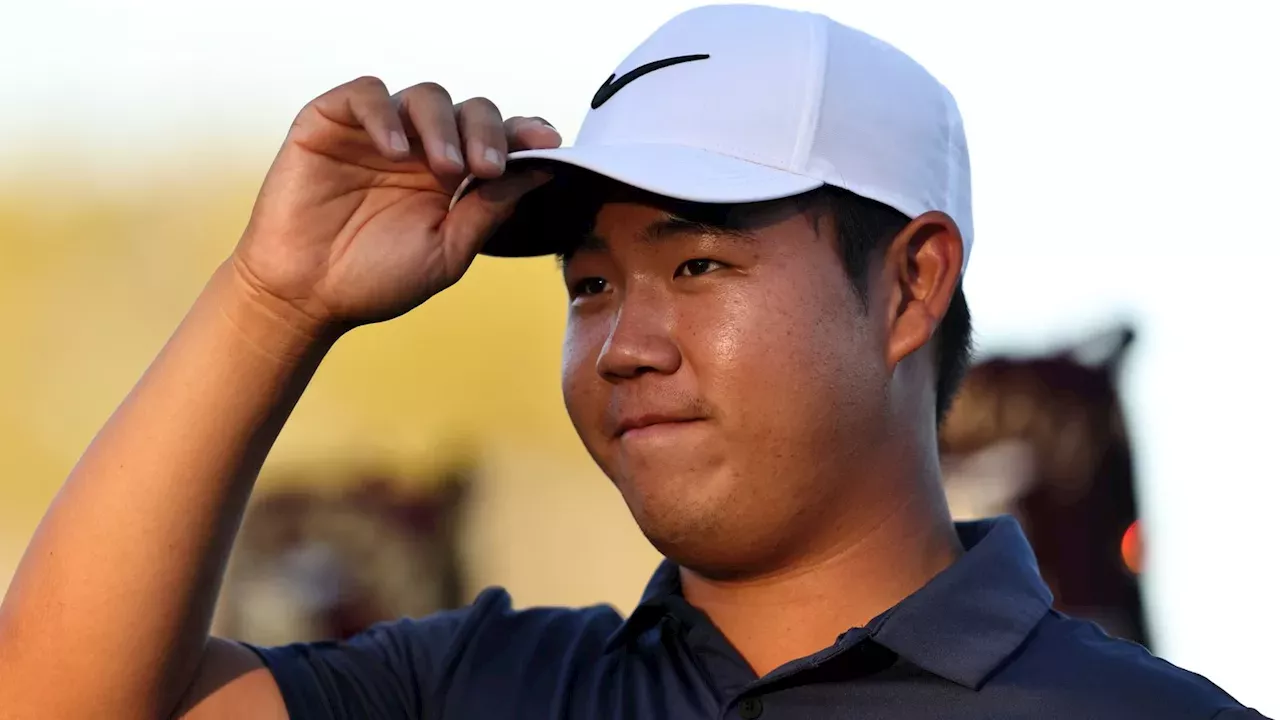 PGA Tour Tom Kim youngest player since Tiger Woods to win three titles