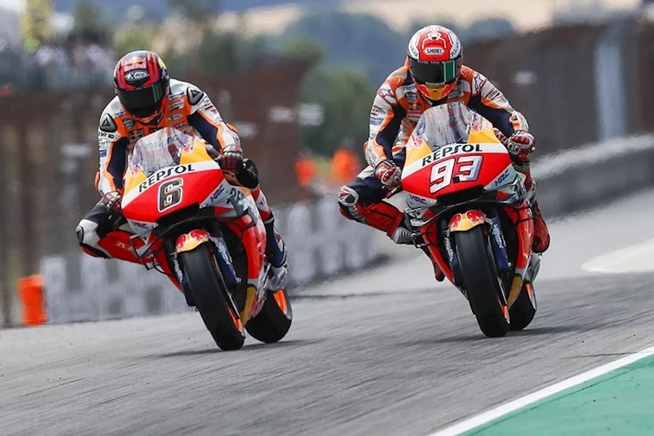 Honda: Márquez in Brünn mit Teamkollege Stefan Bradl