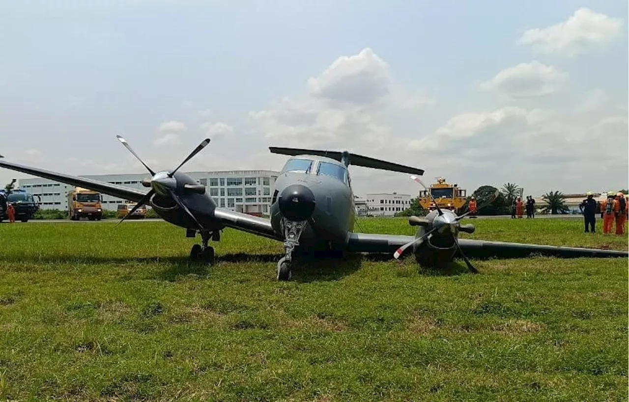 Air Force plane makes emergency landing at Subang Airport, runway closes temporarily