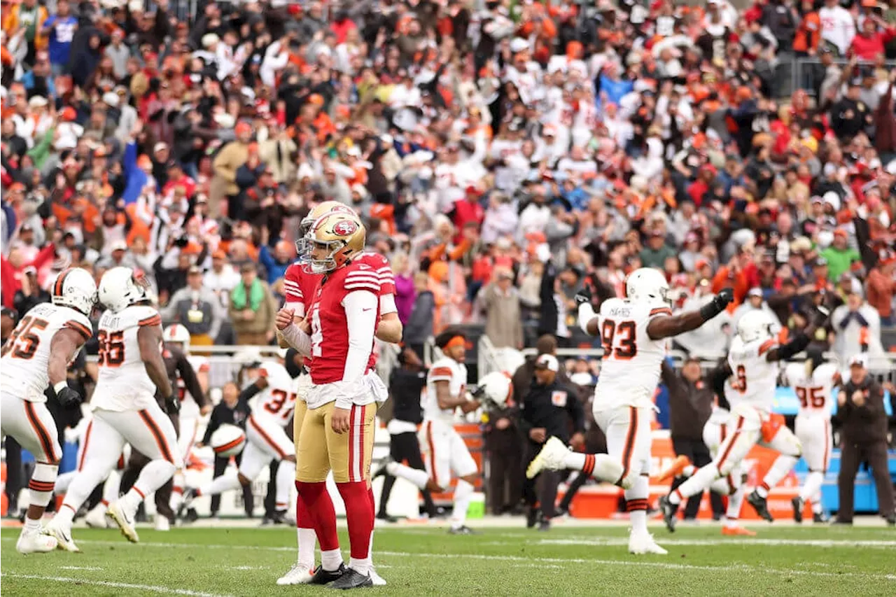 A shocking NFL Sunday leaves 49ers, Eagles with losses, plus the Rangers’ upset bid