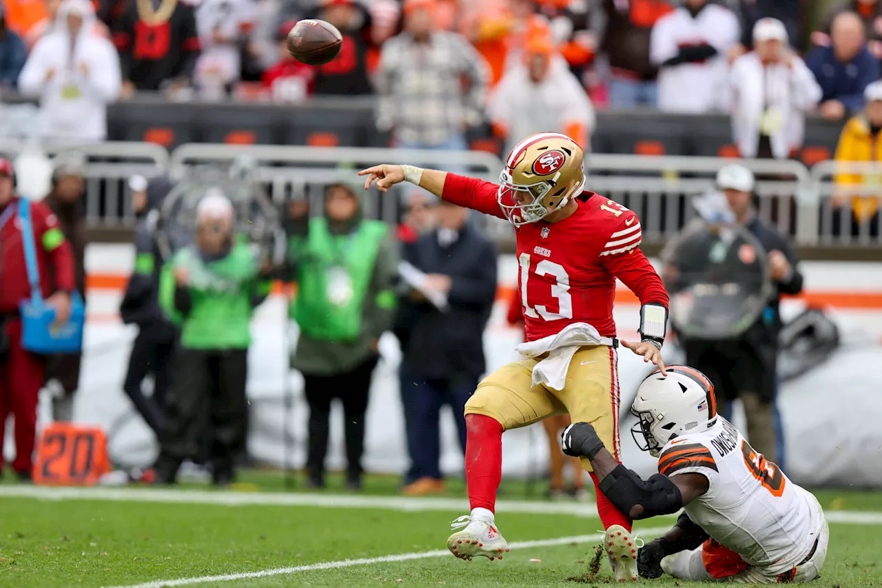 Brock Purdy has first bad NFL game as 49ers lament falling behind the sticks