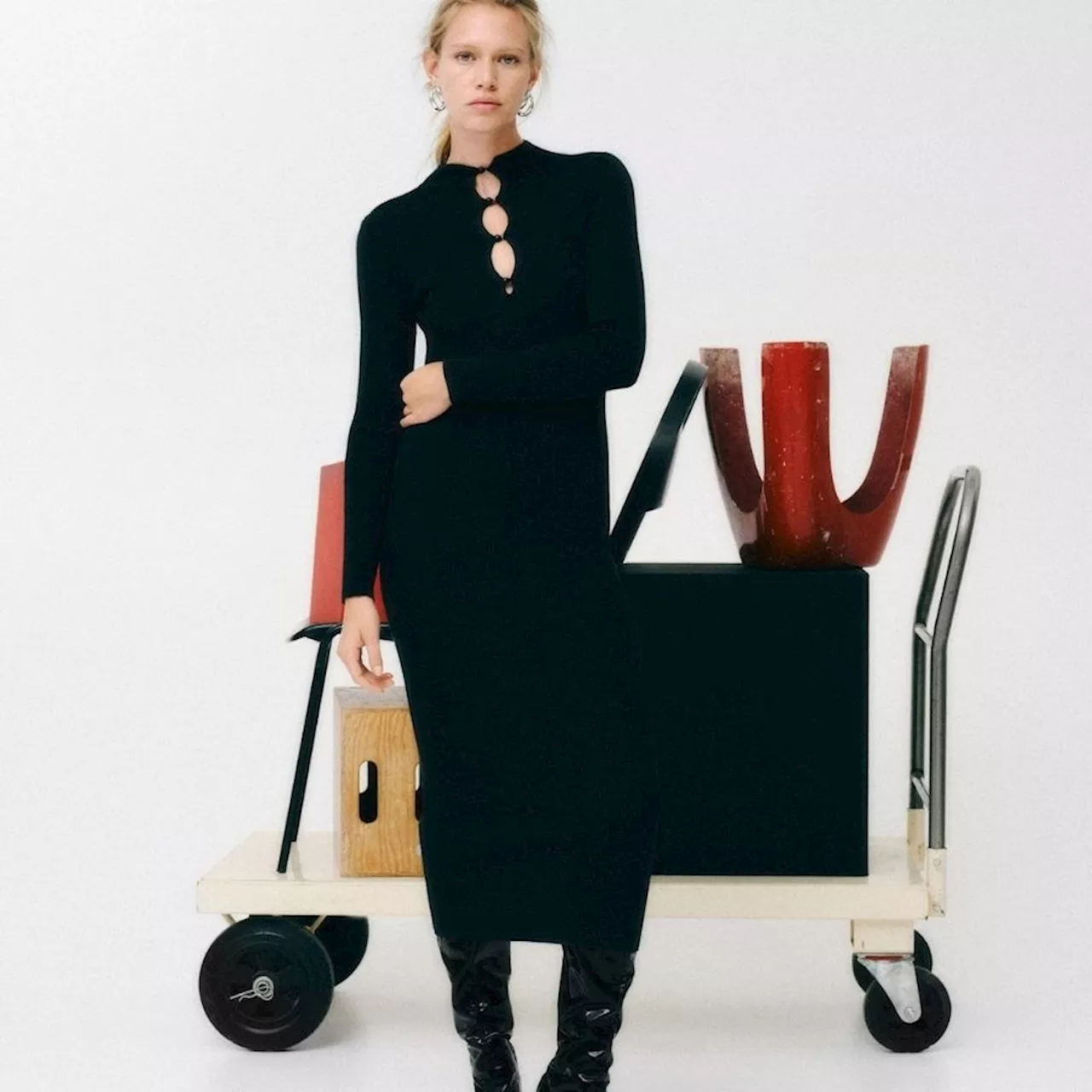 Back To Black: 10 New Buys From Knitted Dresses To Kitten Heels