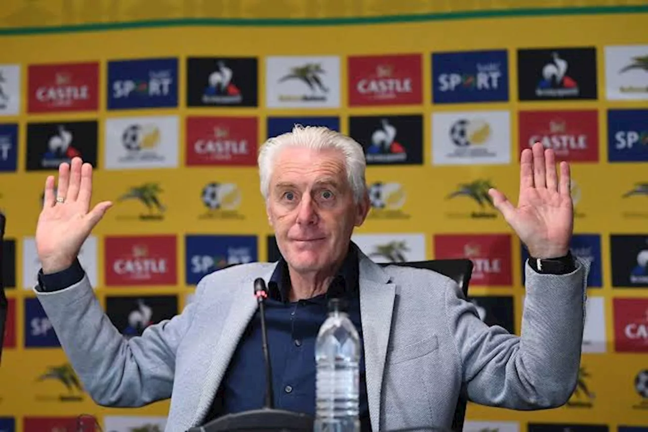 Broos says Bafana must learn from Springboks and show passion