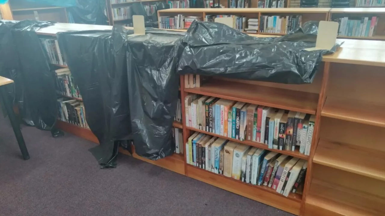 Ekurhuleni library faces closure after ceiling collapse due to heavy rains