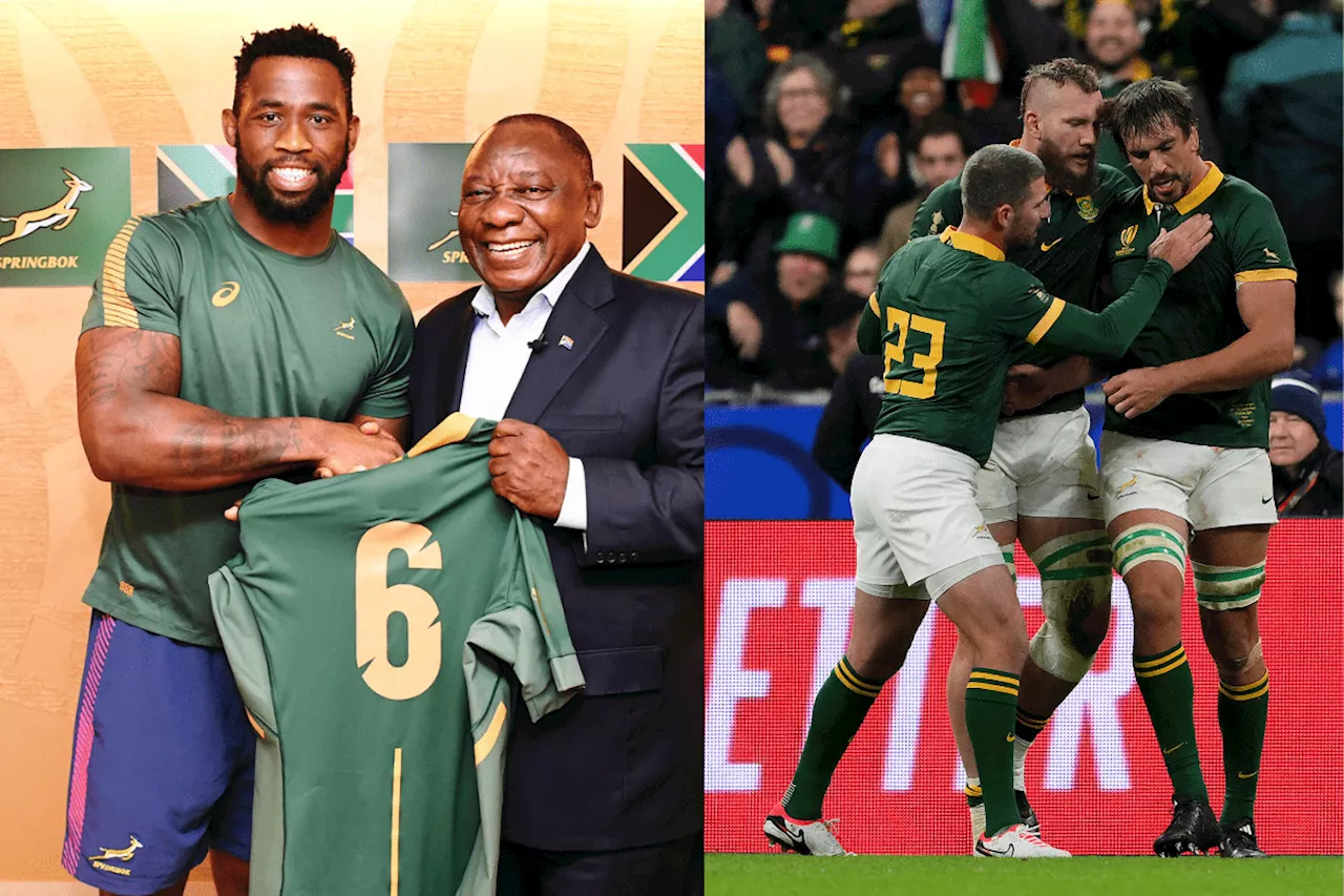 ‘Stronger together’: Ramaphosa hails Springboks for their victory