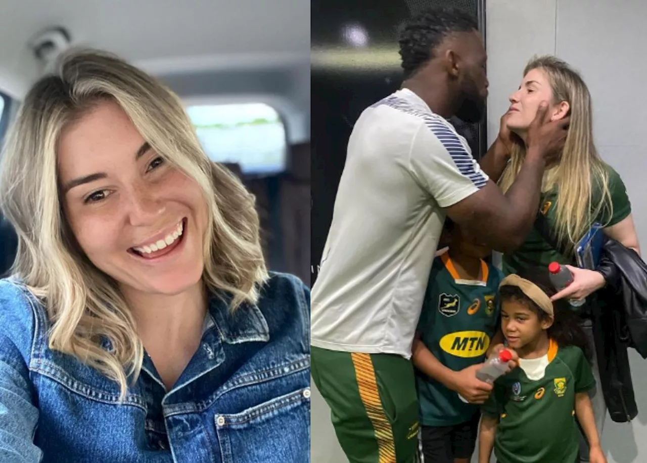 ‘Thank you Jesus’: Rachel Kolisi celebrates Springboks win