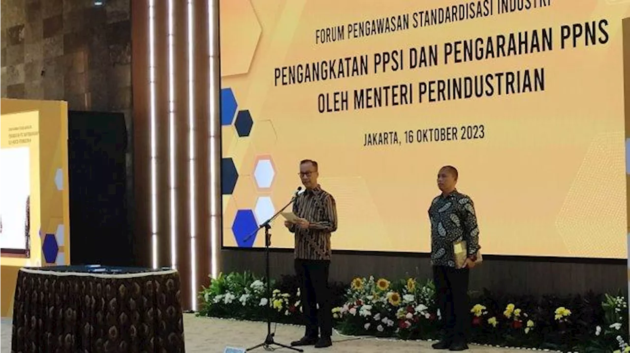 Menperin Agus Gumiwang Lantik 199 PPSI untuk Lakukan Pengawasan Terhadap Industri