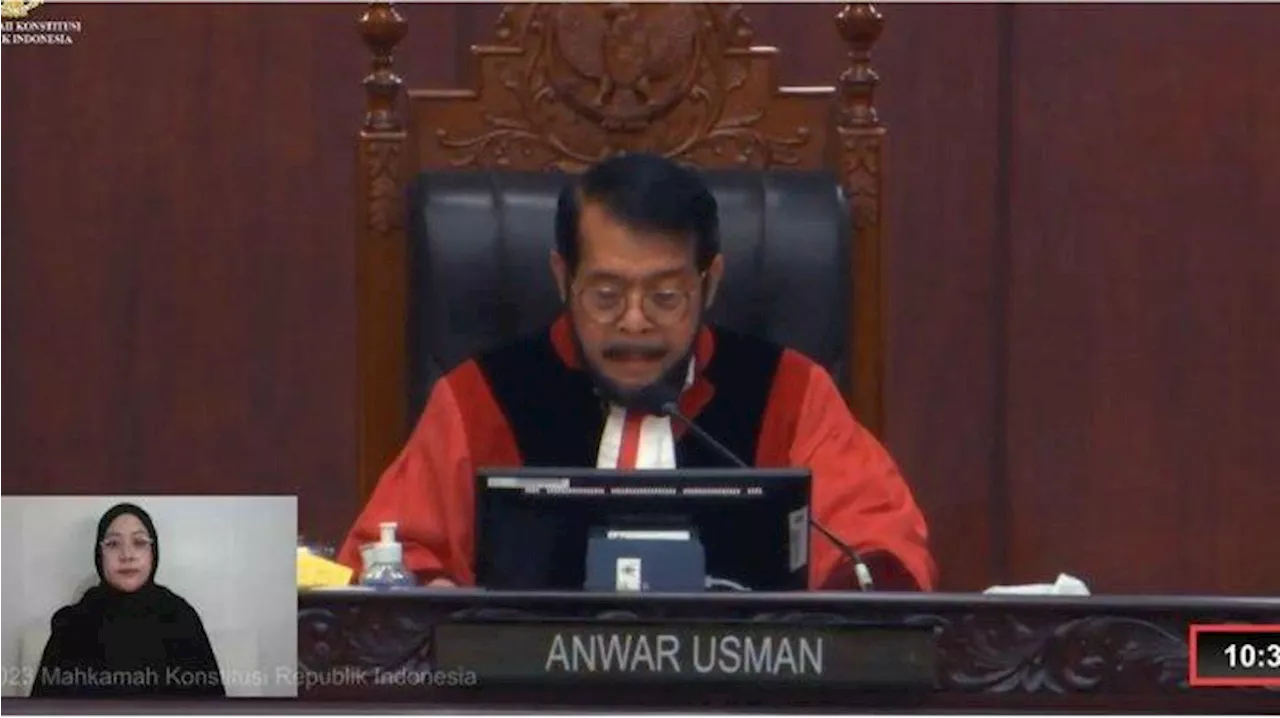 MK Tolak Gugatan Batas Usia Capres-Cawapres jadi 35 Tahun, 2 Hakim MK Dissenting Opinion