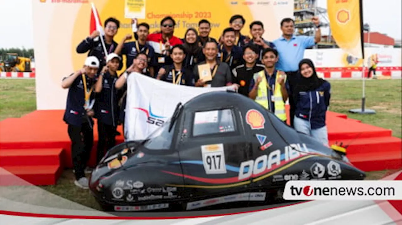 Tim Mobil Hemat Energi Sapuangin ITS Juara 3 Dunia pada Shell Eco-Marathon 2023