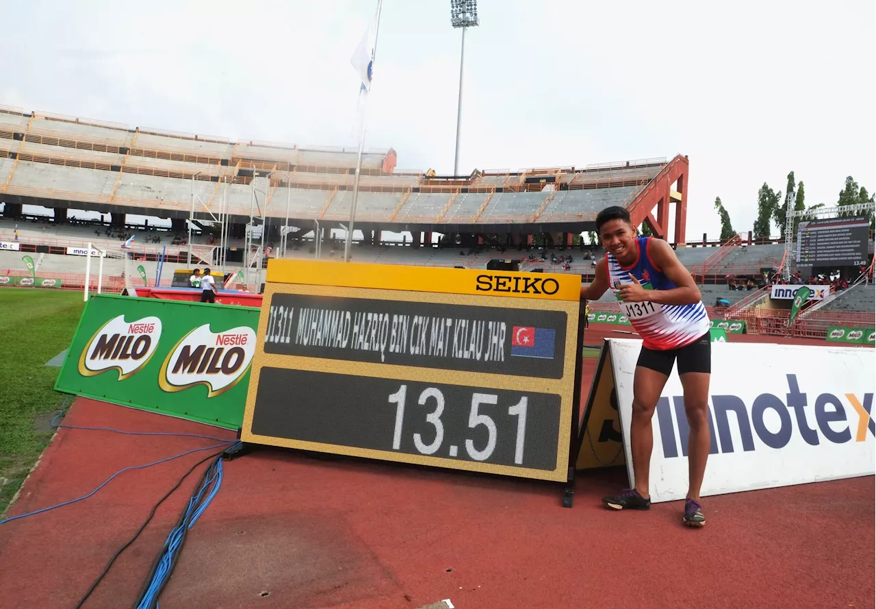 MSSM: Muhammad Hazriq tetapi ramalan ungguli 110m lari berpagar