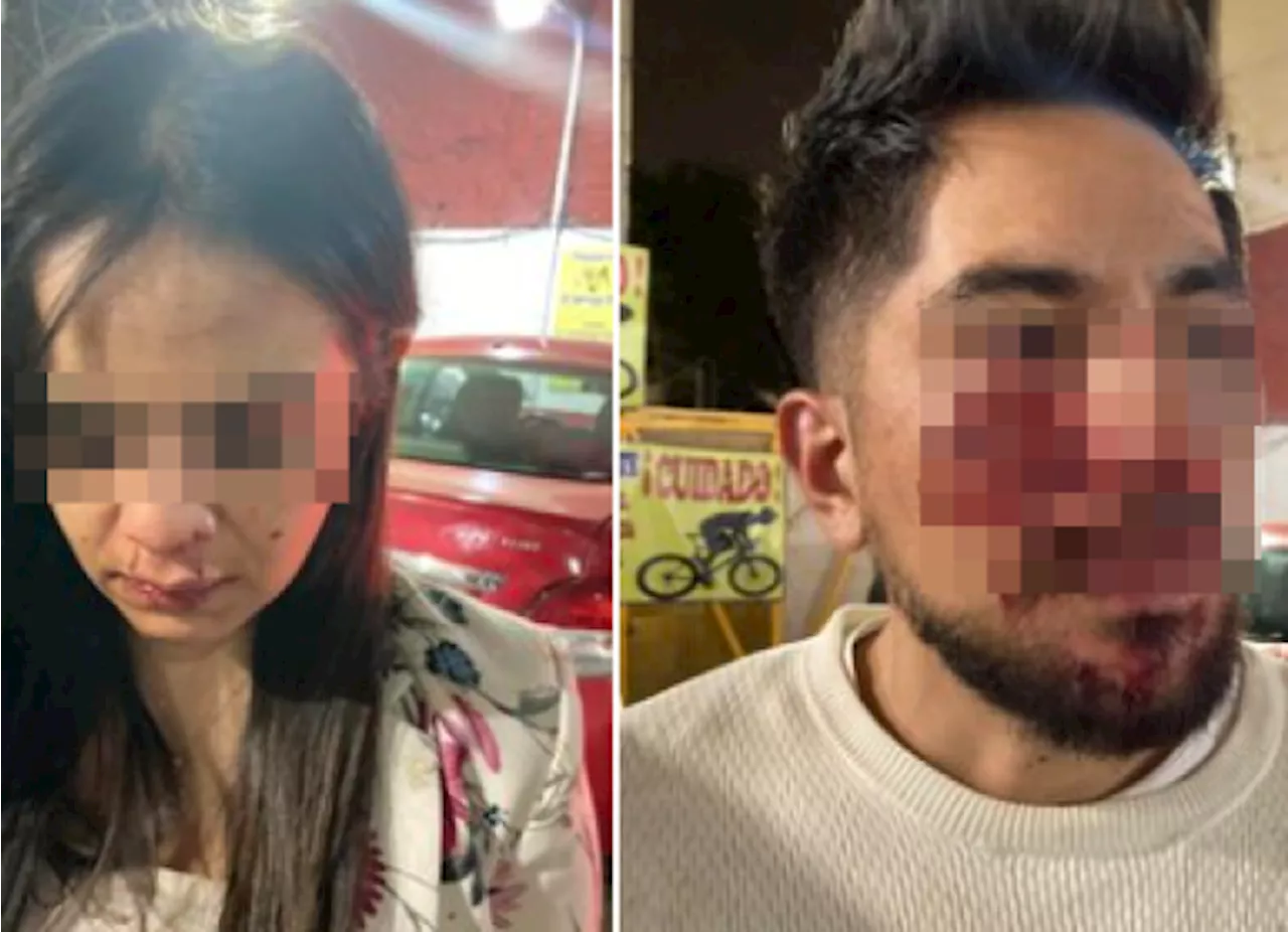 Meseros golpearon a pareja en taquería de la CDMX; les querían cobrar de más