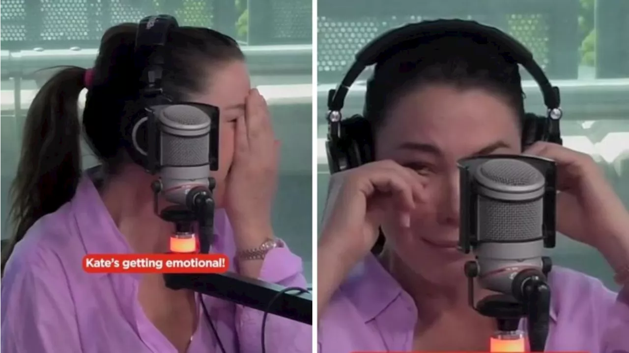 Former Home and Away star Kate Ritchie breaks down live on air over hidden struggle