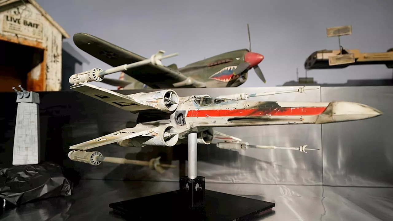 'Star Wars' X-wing model gets over $3M at auction of Hollywood model-maker's collection