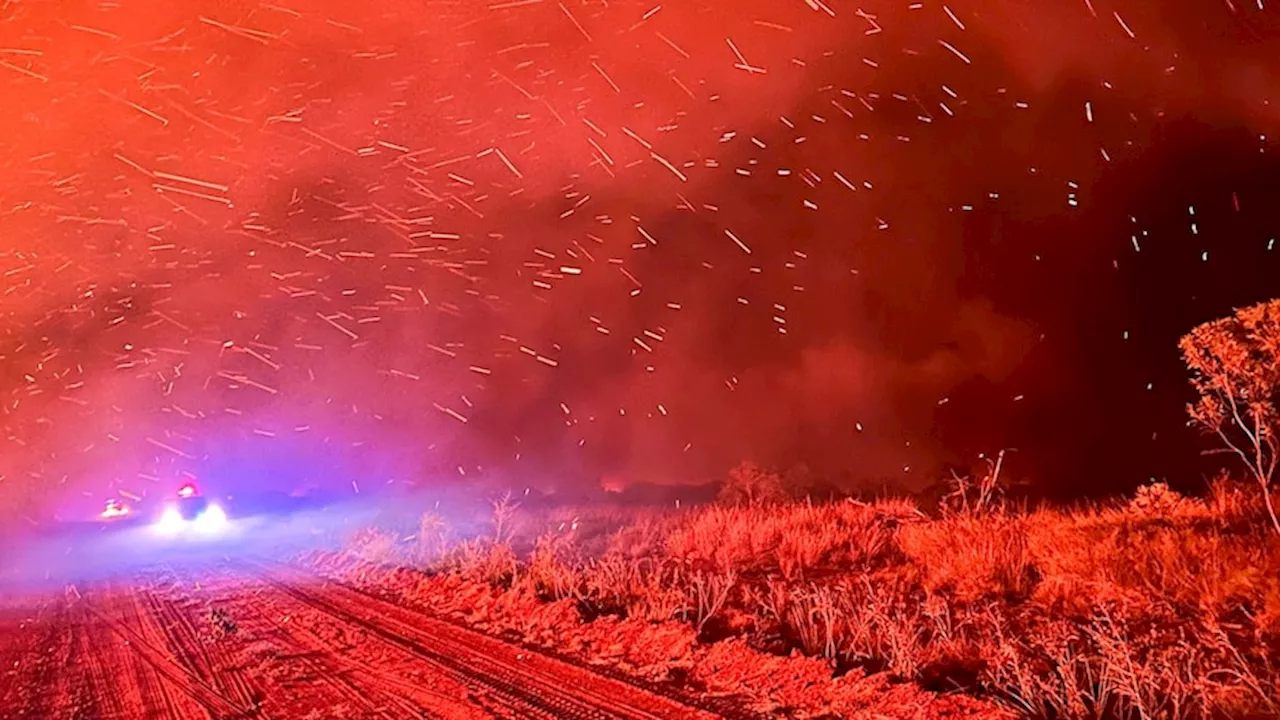 Bushfire continues to burn through more than 2.8 million hectares in the Northern Territory's Barkly