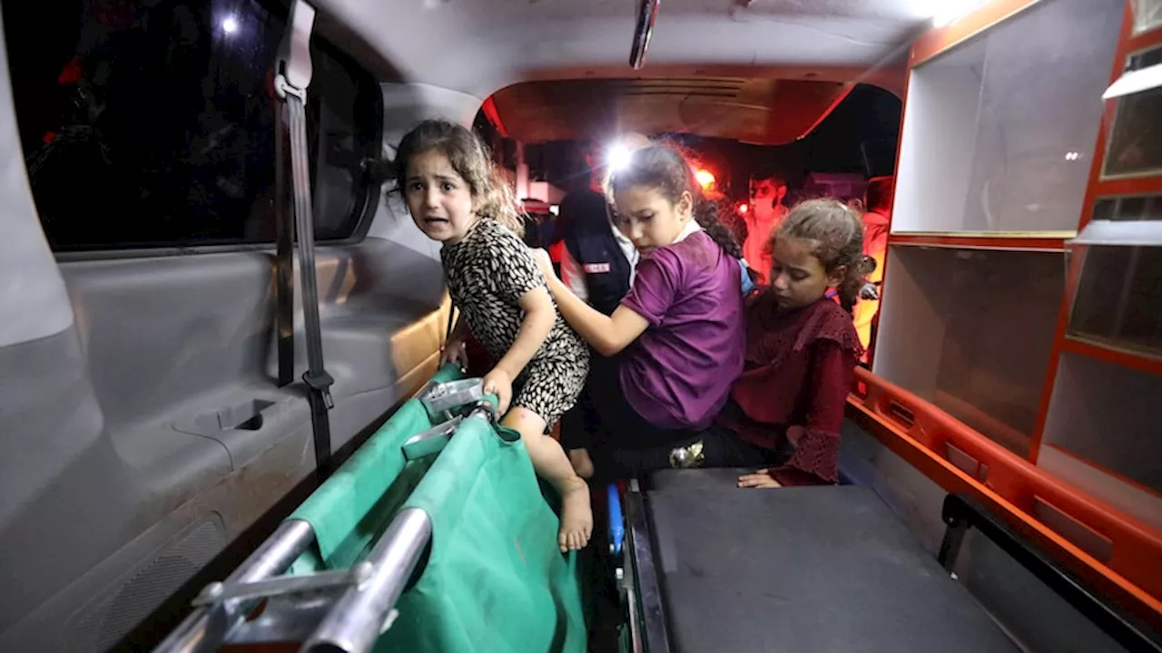 Israel and Palestinian militants blame each other after hospital blast kills hundreds in Gaza