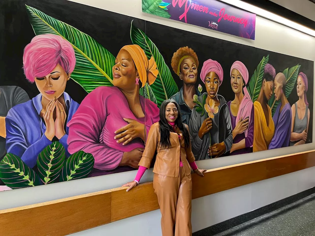 Birmingham unveils City Hall mural to honor breast cancer survivors