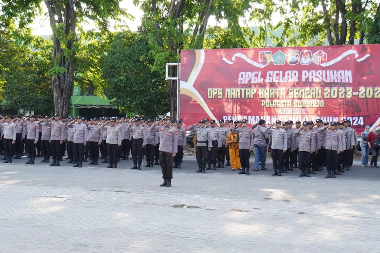 Polresta Sidoarjo siagakan 800 personel amankan Pemilu