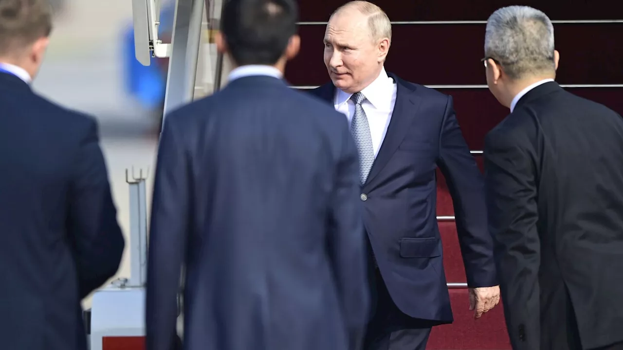 Putin begins visit in China underscoring ties amid Ukraine war and Israeli-Palestinian conflict