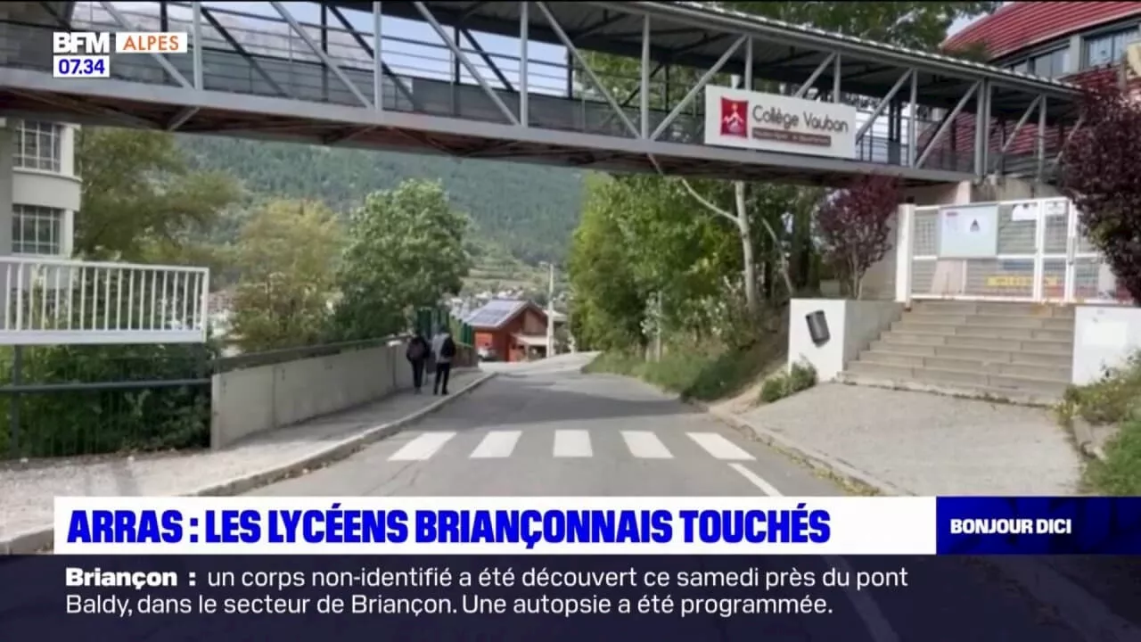 Enseignant tué à Arras: les lycéens briançonnais ont rendu hommage à Dominique Bernard