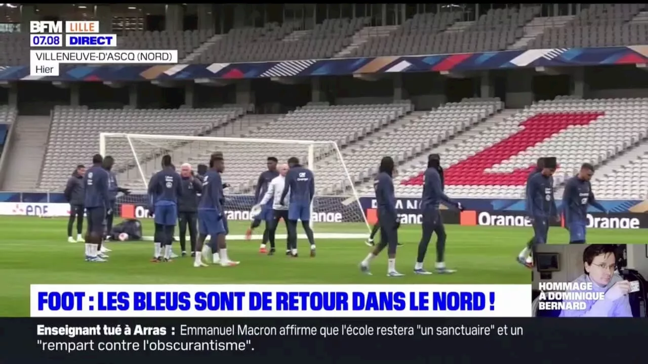 Football: les Bleus sont de retour dans le Nord pour affronter l'Écosse